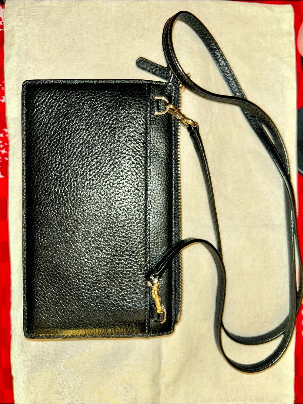 Kate Spade Hudson Double Zip Crossbody Black